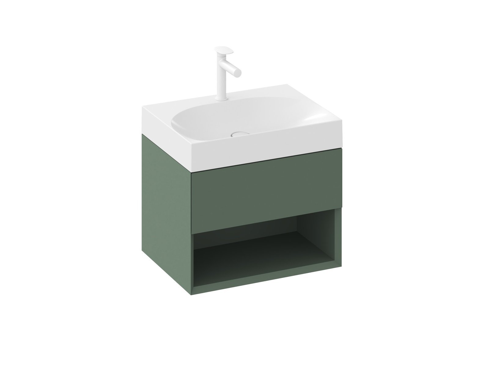 Ravak Lite dulap 60x45x43 cm sub chiuveta pe perete verde X000001858