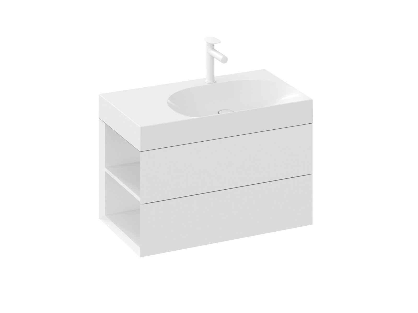 Ravak Lite dulap 80x45x43 cm sub chiuveta pe perete alb X000001873