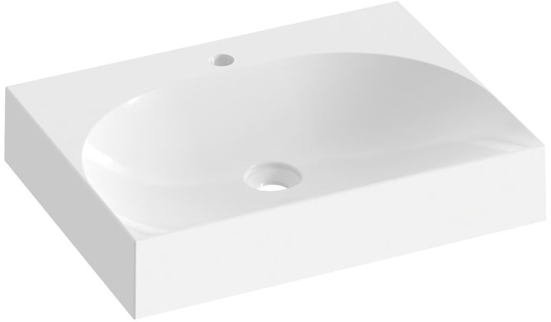 Ravak Lite lavoar 60x45 cm dreptunghiular mobilier alb XJX01260004