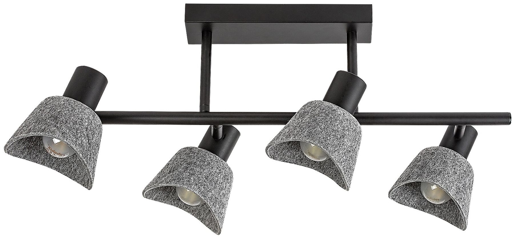 Rabalux Farelia lampă de tavan 4x10 W negru-gri 73010