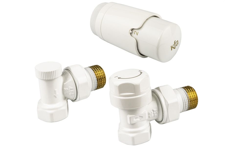 KFA Armatura Komfort Pro set termostatic alb 757-130-44-BL