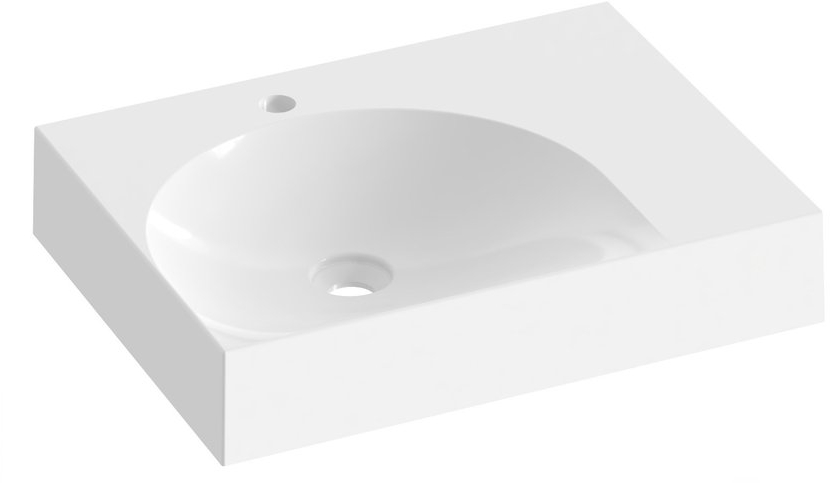 Ravak Lite lavoar 60x45 cm dreptunghiular mobilier alb XJXP1260000