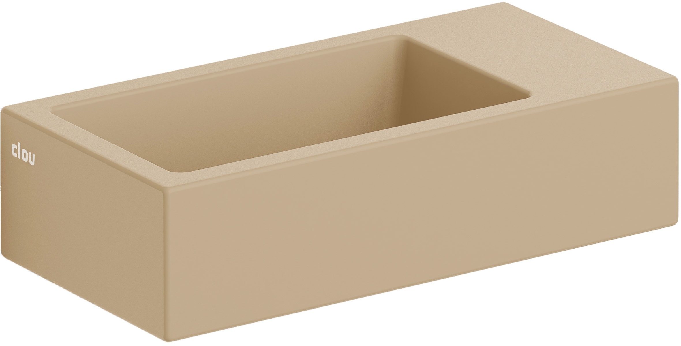 Clou Flush lavoar 36x18 cm dreptunghiular clasică-de blat maro/bej CL/03.34031