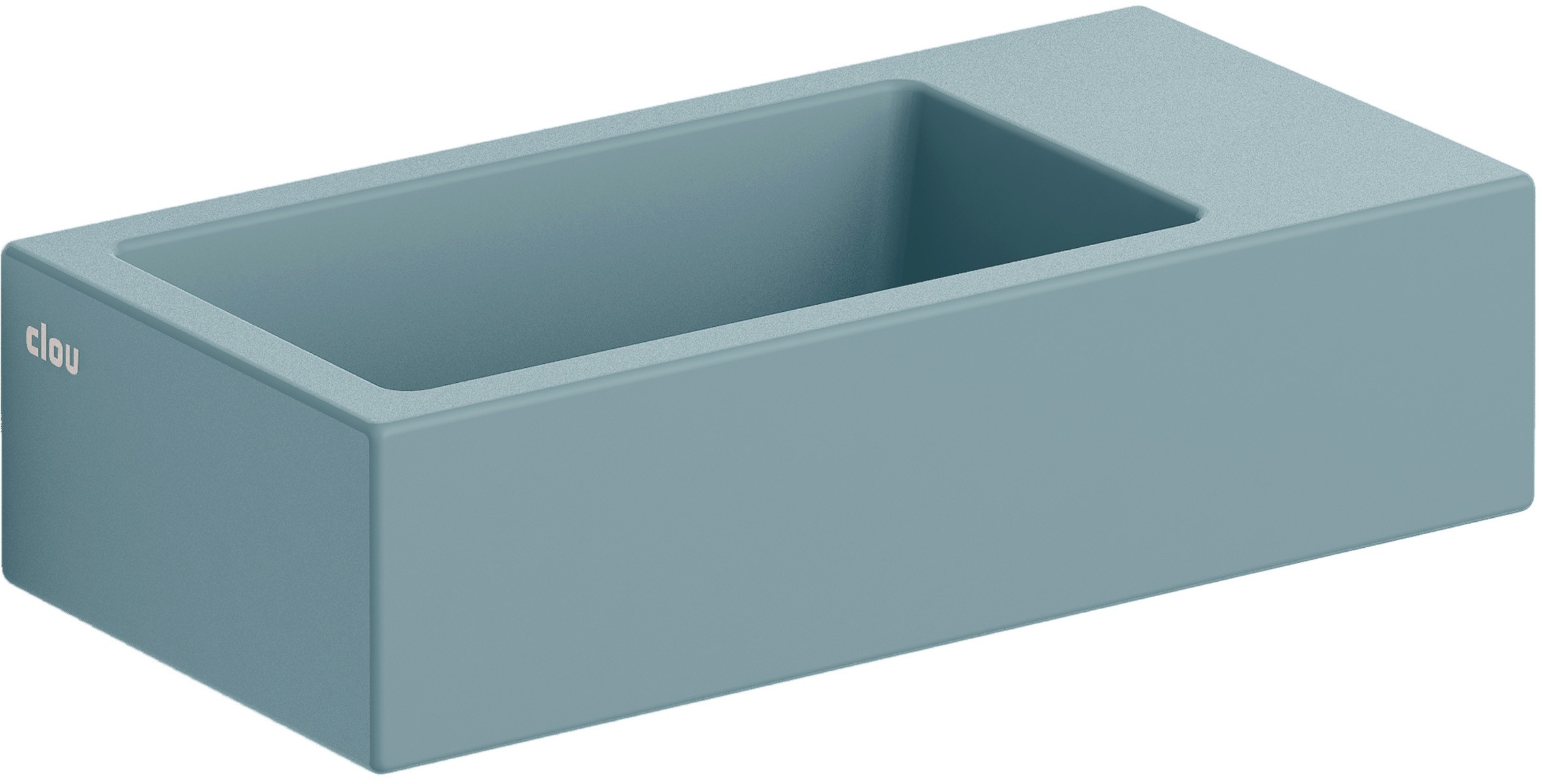 Clou Flush lavoar 36x18 cm dreptunghiular clasică-de blat albastru CL/03.38031
