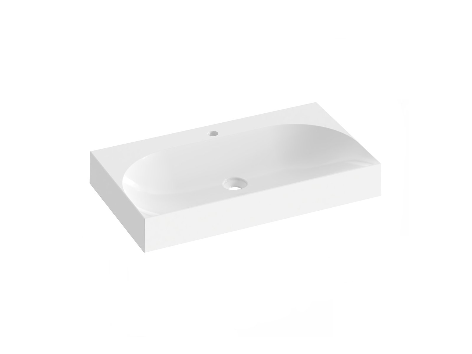 Ravak Lite lavoar 80x45 cm dreptunghiular mobilier alb XJX01280005