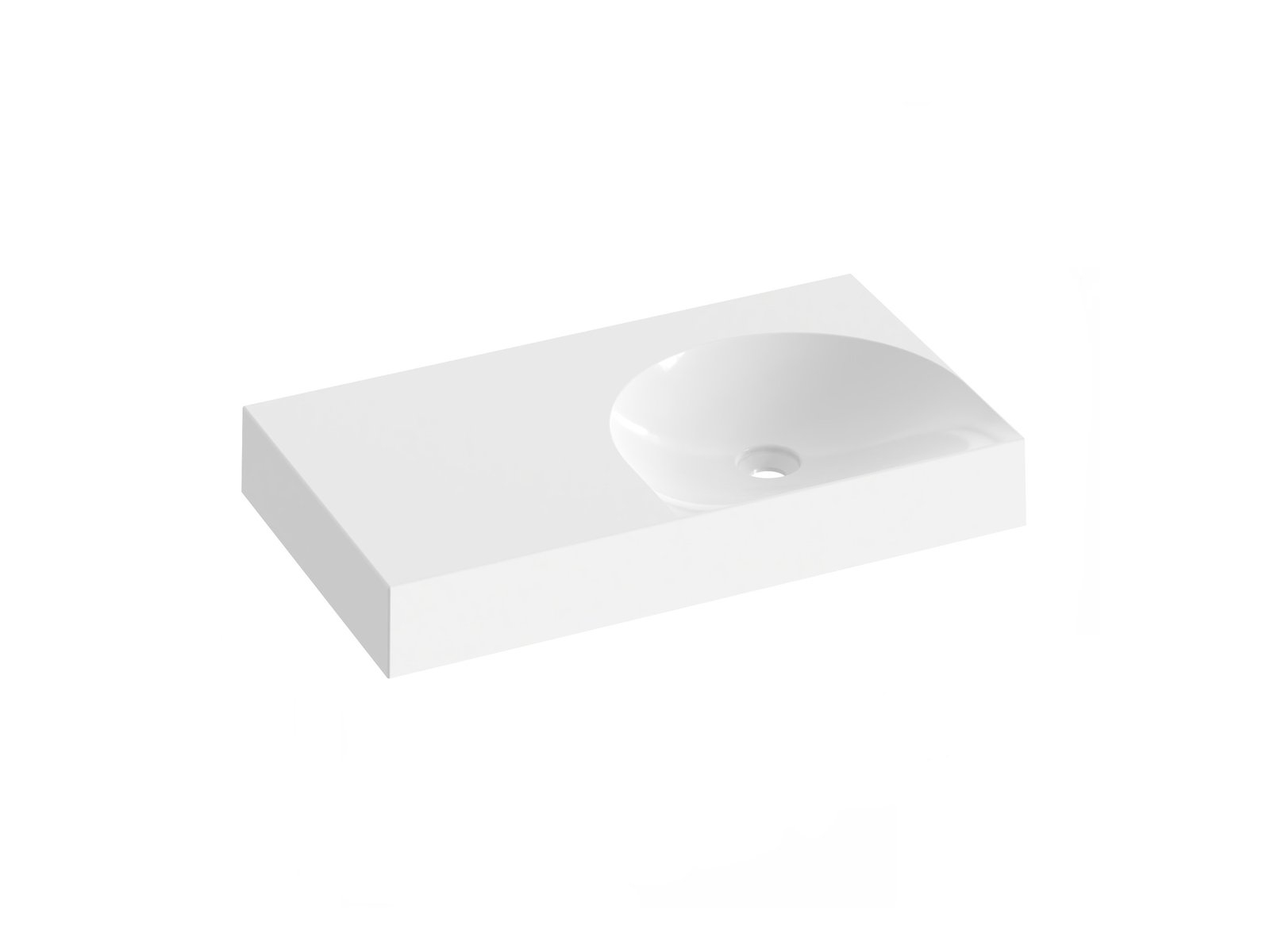 Ravak Lite lavoar 80x45 cm dreptunghiular mobilier alb XJXL1380000