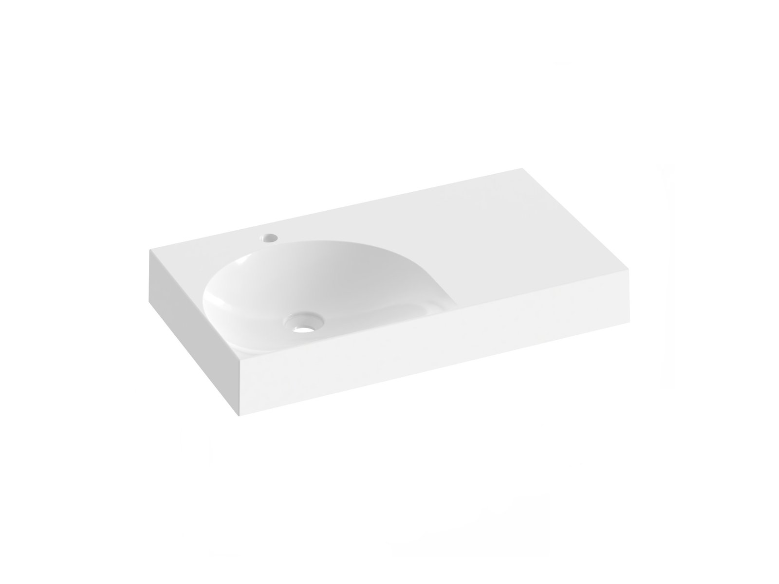 Ravak Lite lavoar 80x45 cm dreptunghiular mobilier alb XJXP1280000