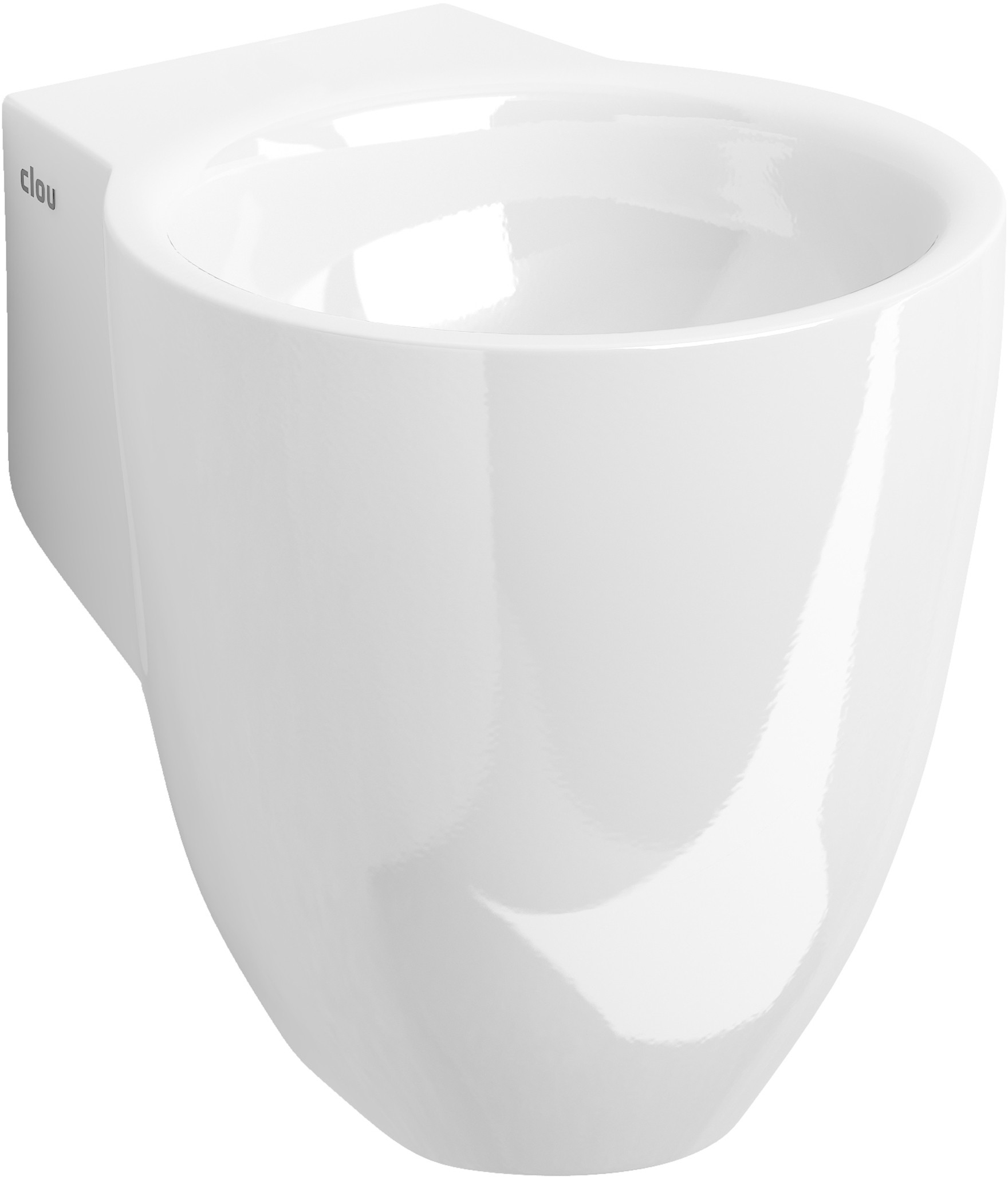 Clou Flush lavoar 31.5x27 cm rotund clasică alb CL/03.03061