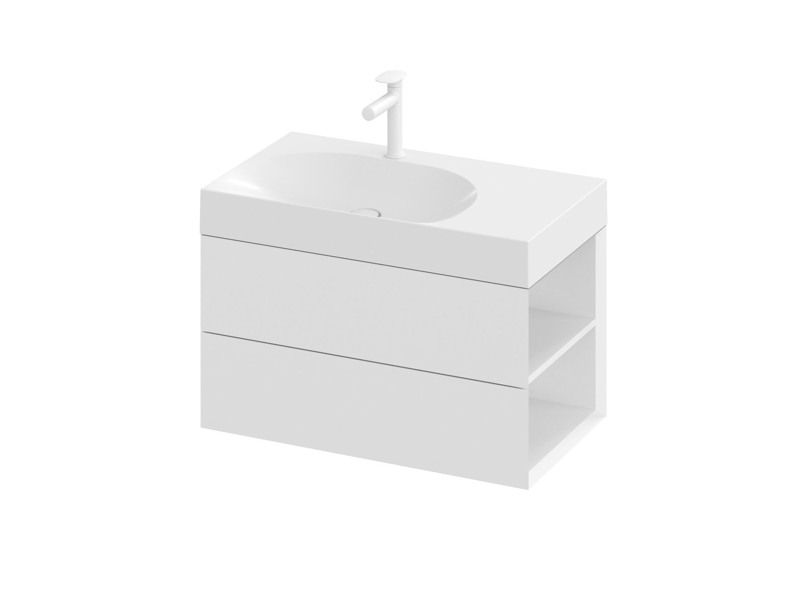 Ravak Lite dulap 80x45x43 cm sub chiuveta pe perete alb X000001885
