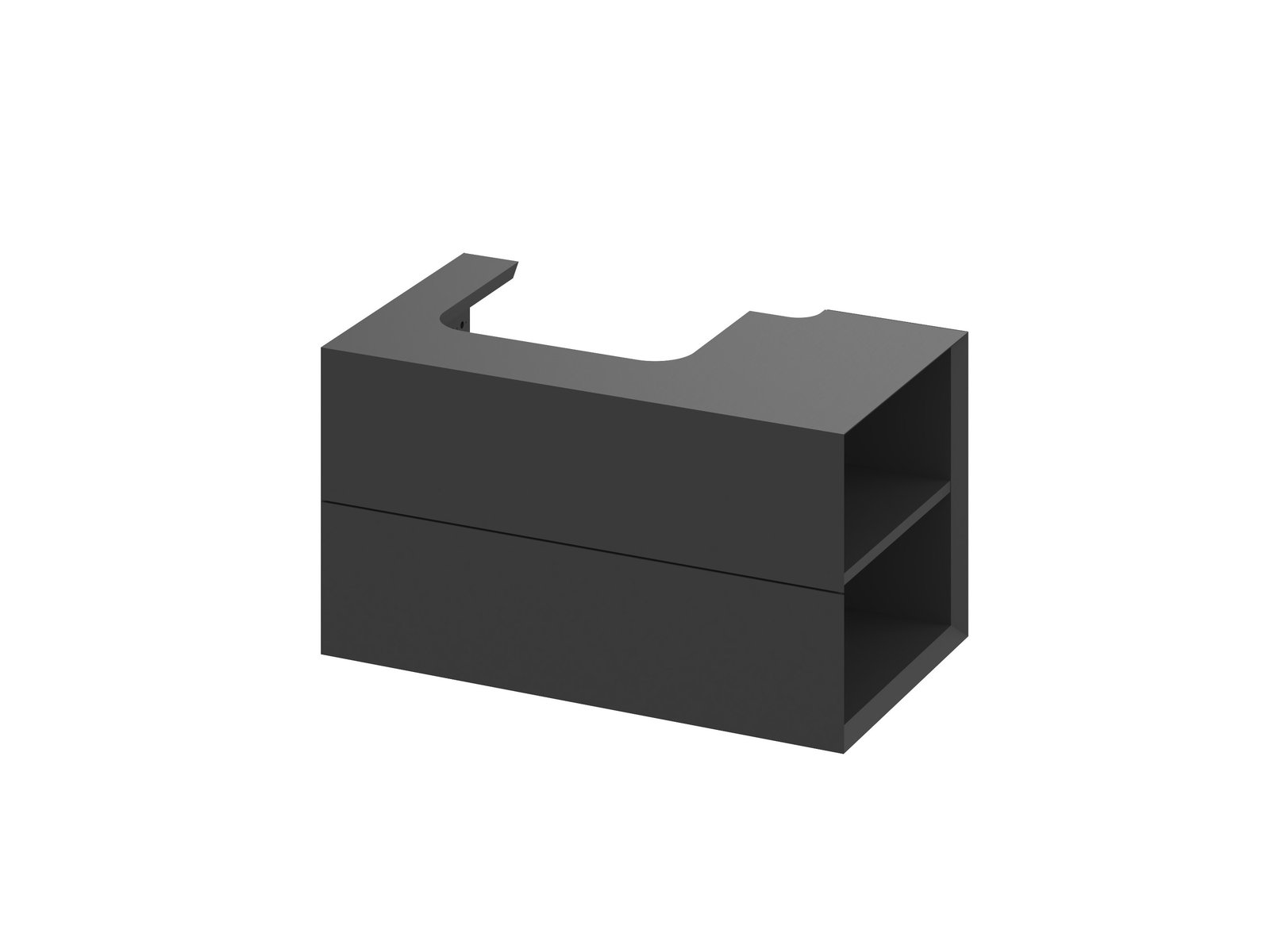 Ravak Lite dulap 80x45x43 cm sub chiuveta pe perete negru X000001886