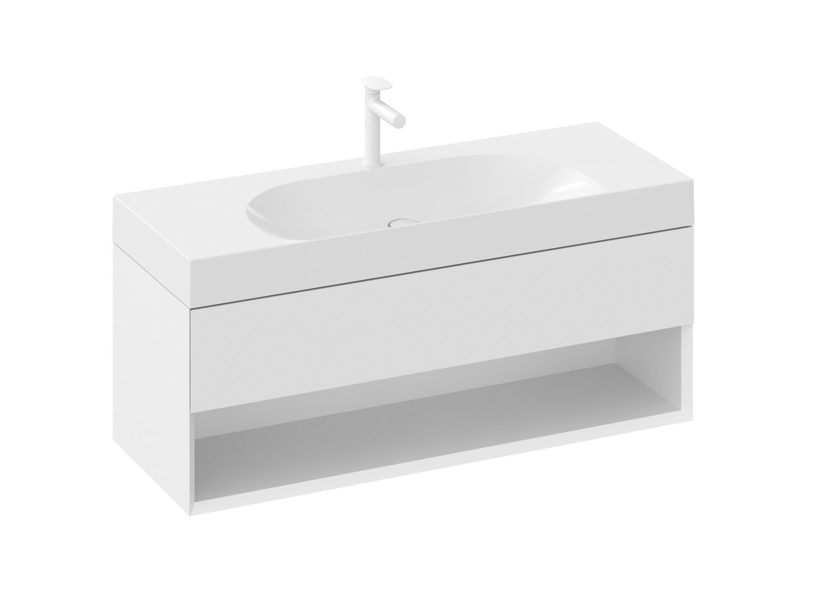 Ravak Lite dulap 120x45x43 cm sub chiuveta pe perete alb X000001867
