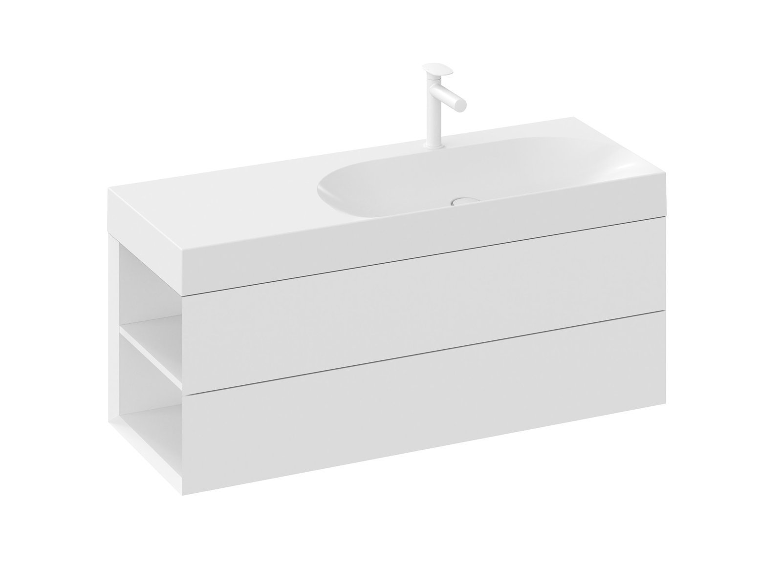 Ravak Lite dulap 120x45x43 cm sub chiuveta pe perete alb X000001879