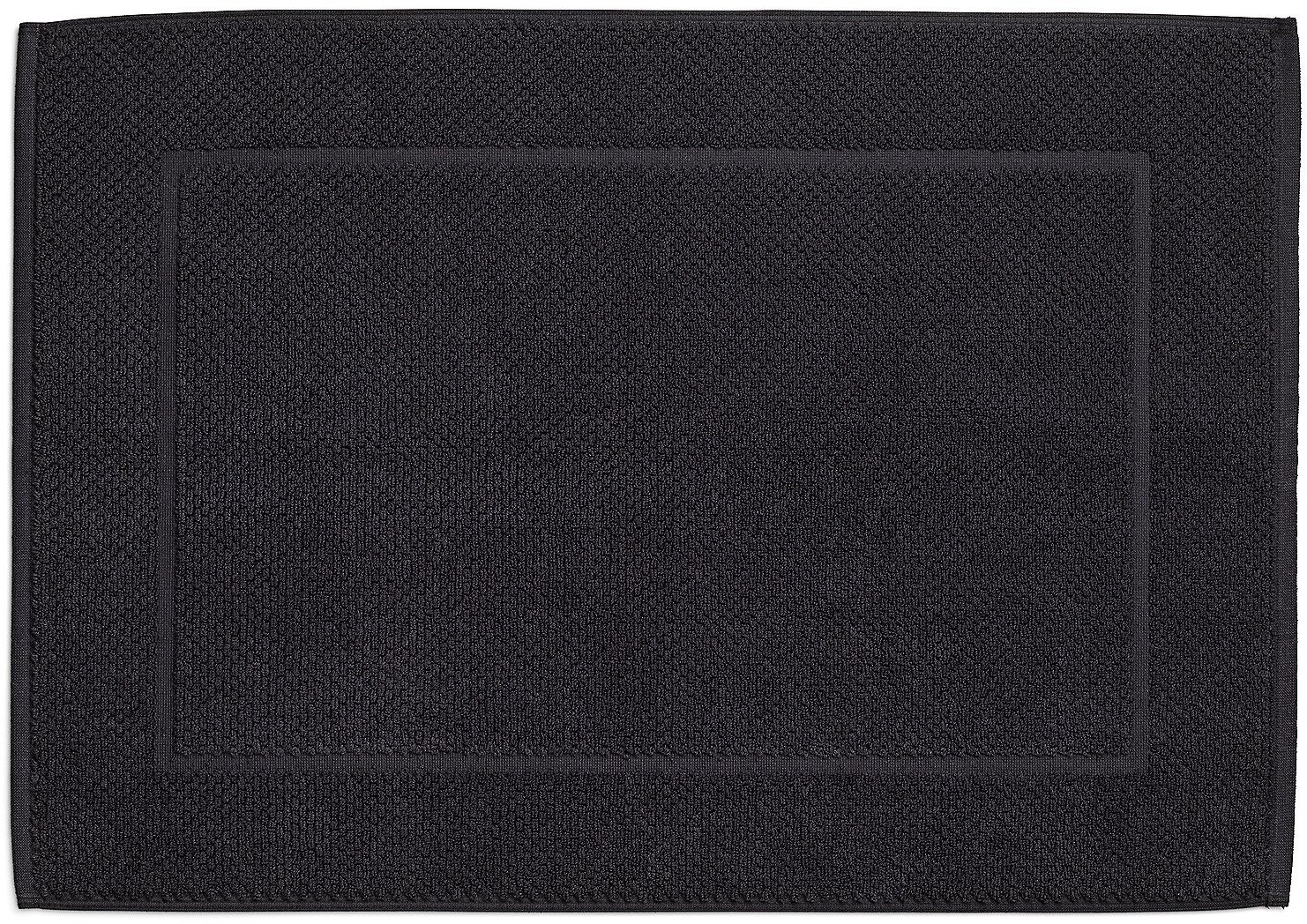 Kela Lavinia covor de baie 70x50 cm dreptunghiular negru KE-23909