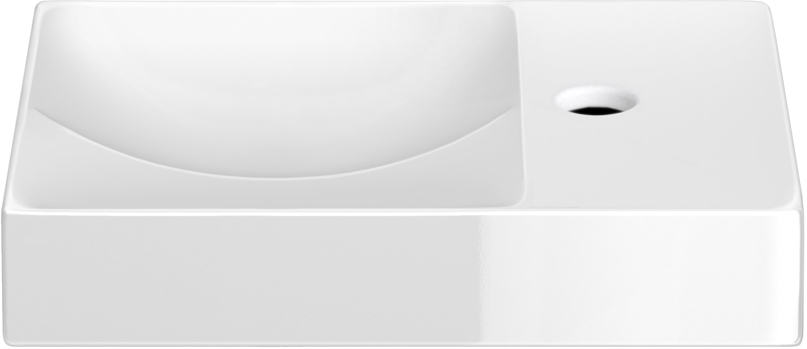 Clou Vale lavoar 38x19 cm dreptunghiular clasică-de blat alb CL/03.03161.01.R