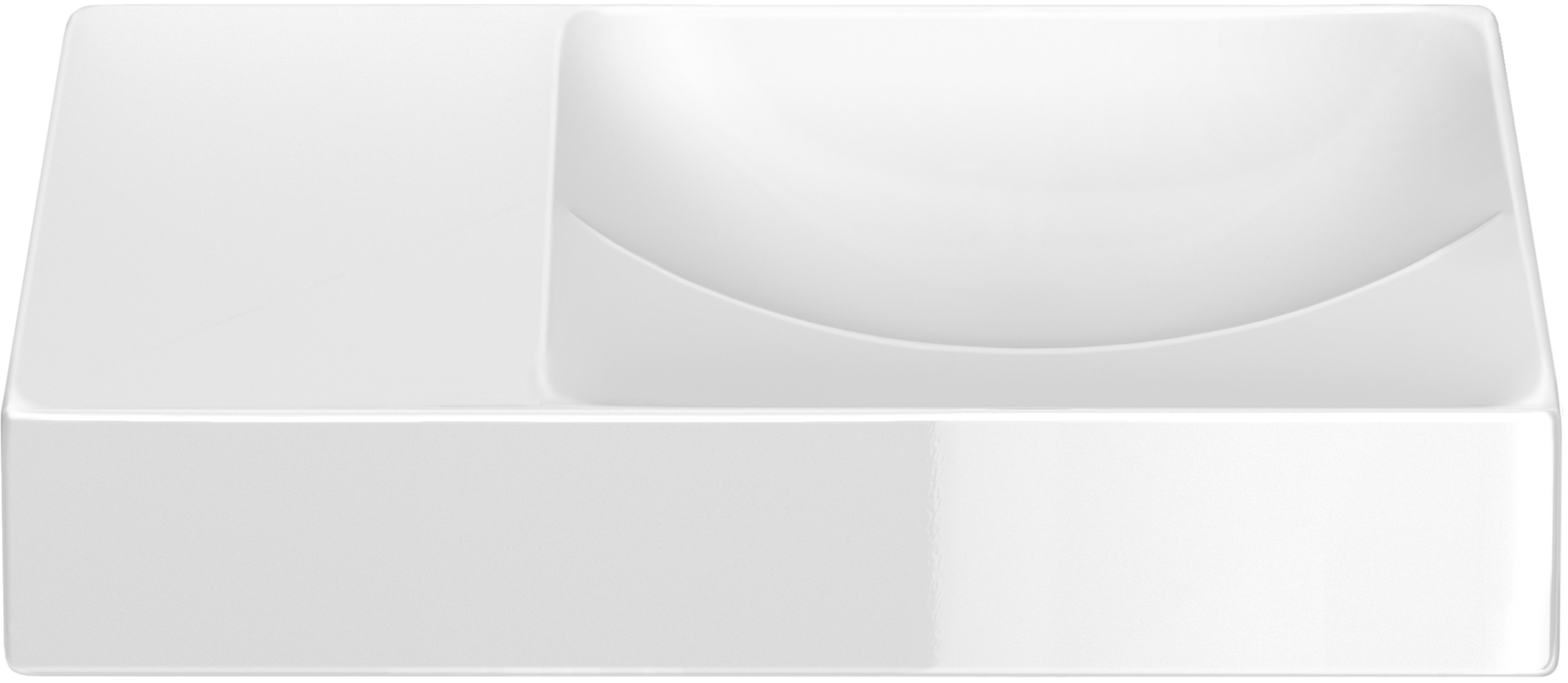 Clou Vale lavoar 38x19 cm dreptunghiular clasică-de blat alb CL/03.03161.L