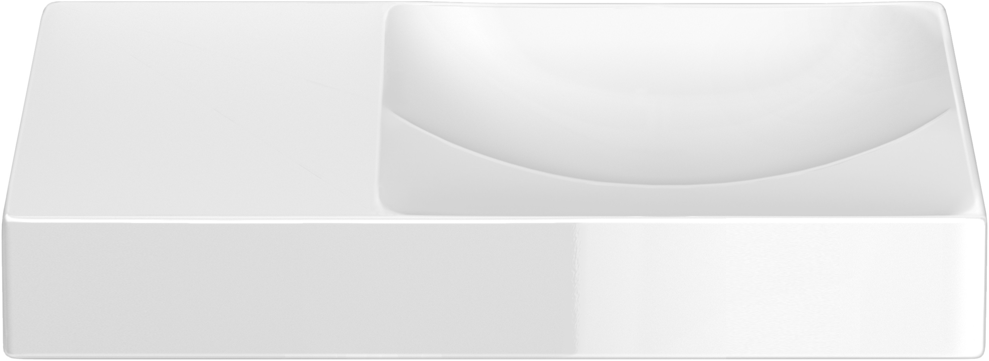 Clou Vale lavoar 45x19 cm dreptunghiular clasică-de blat alb CL/03.03162.L