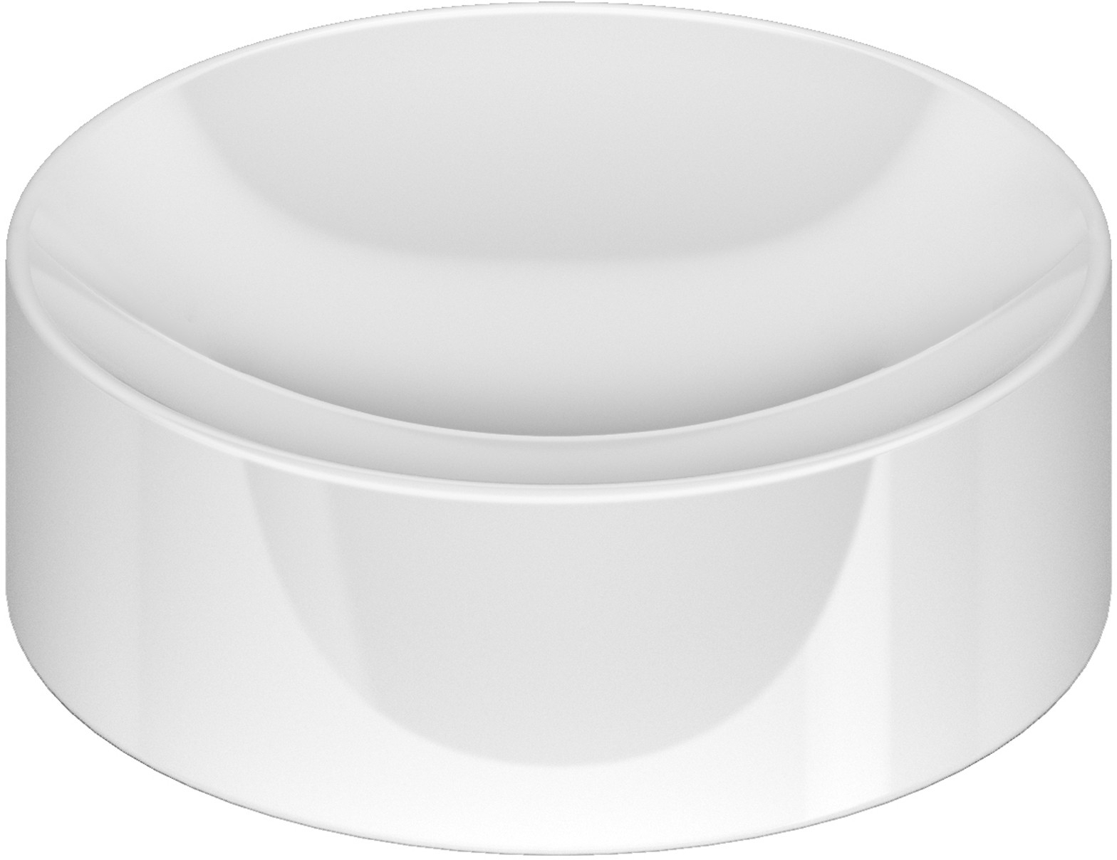 Clou Vale lavoar 22x22 cm rotund de blat alb CL/03.03164