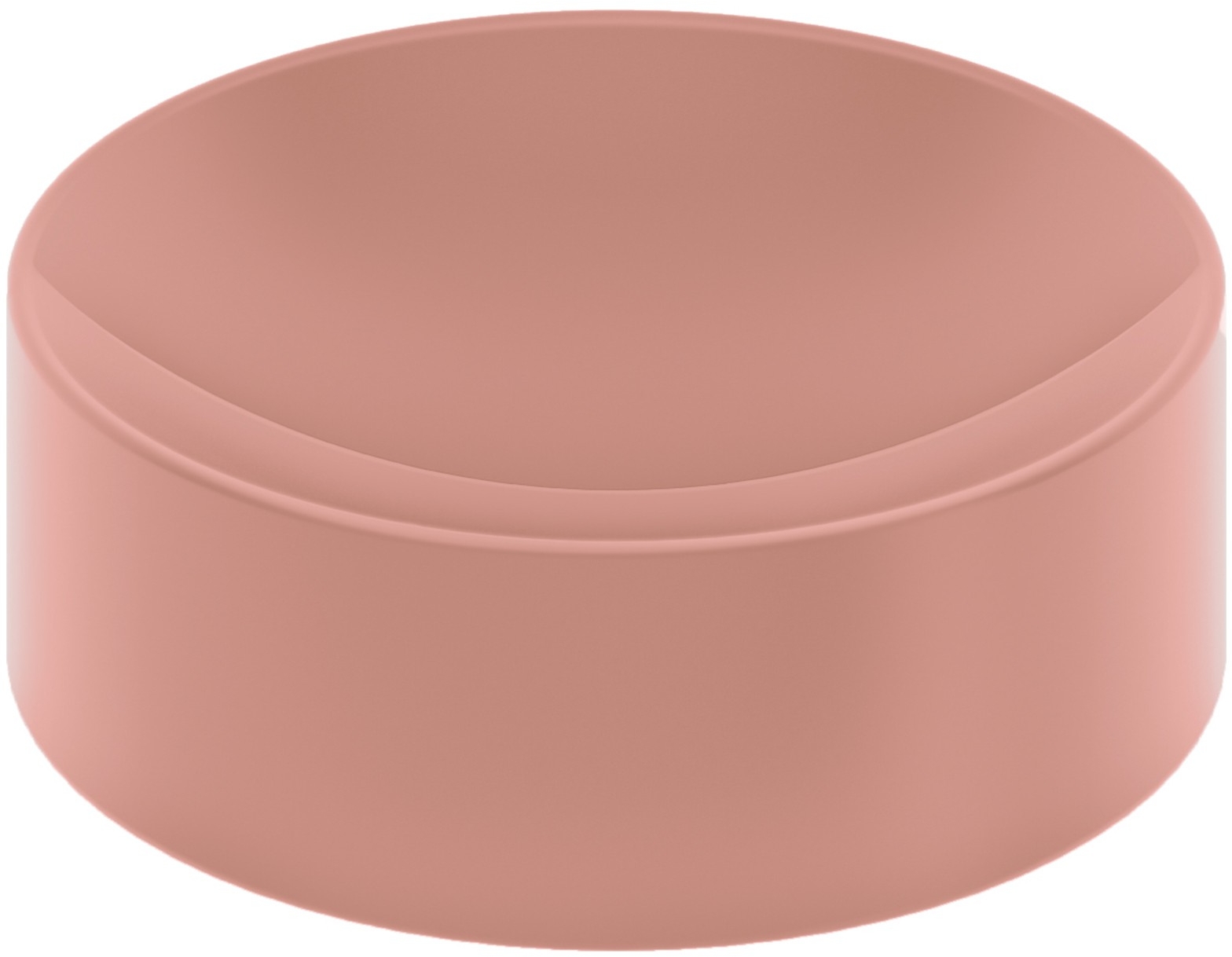 Clou Vale lavoar 22x22 cm rotund de blat roz CL/03.40164