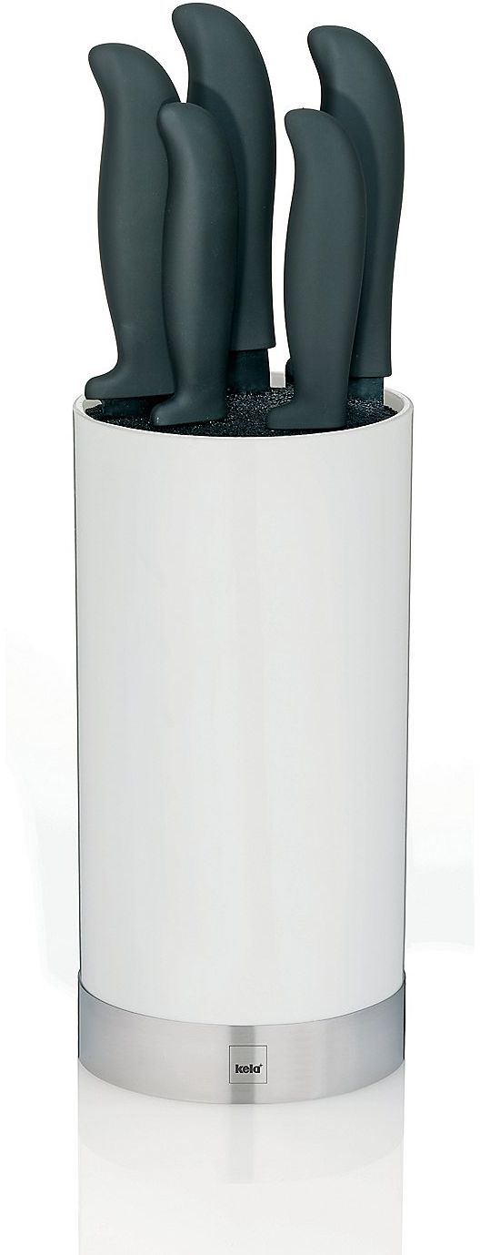 Kela Acida set de cuțite xx cm alb KE-11286