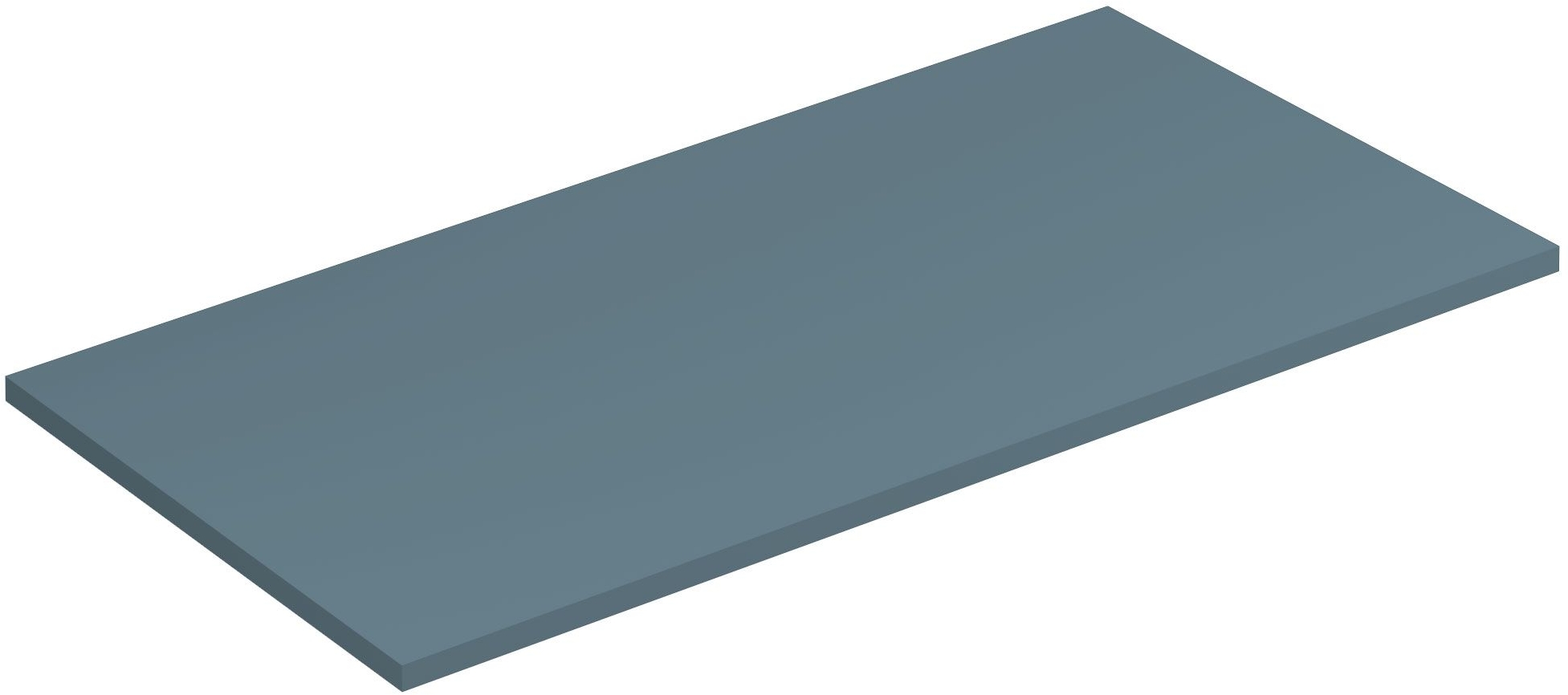 Kludi Icos blat 100x50 cm albastru 50T100O3