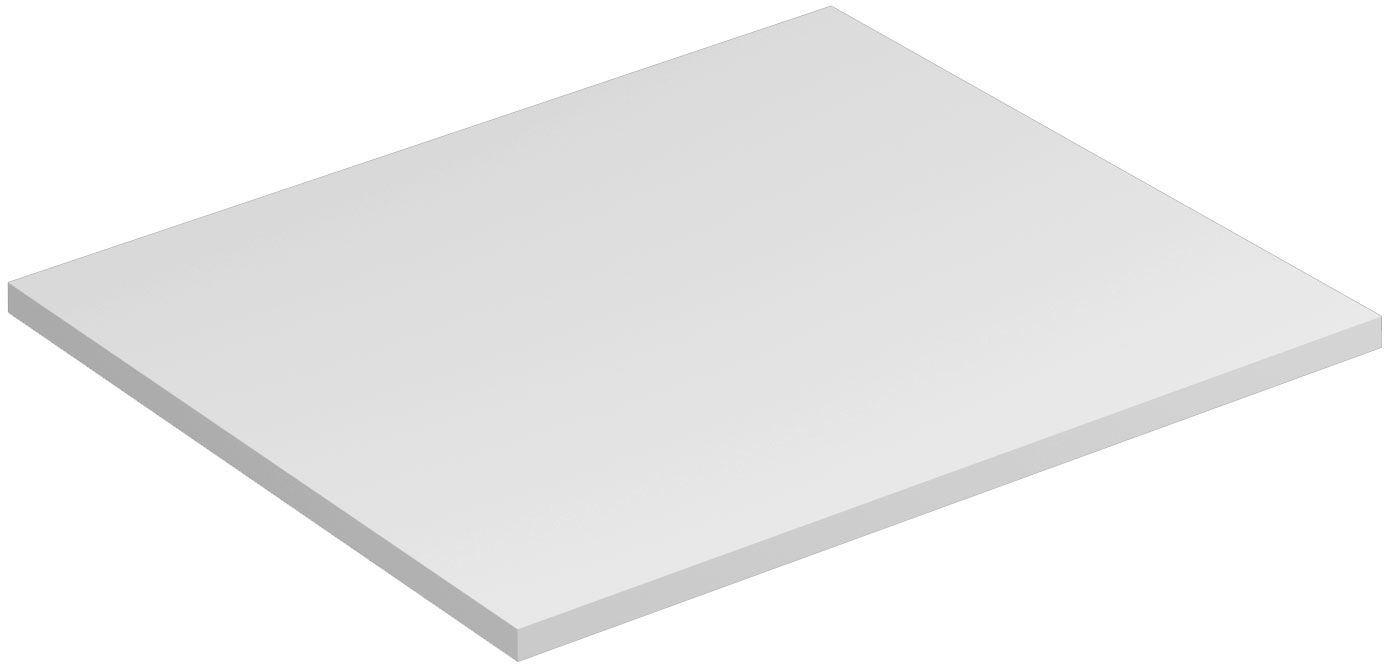 Kludi Icos blat 60x50 cm alb 50T6053