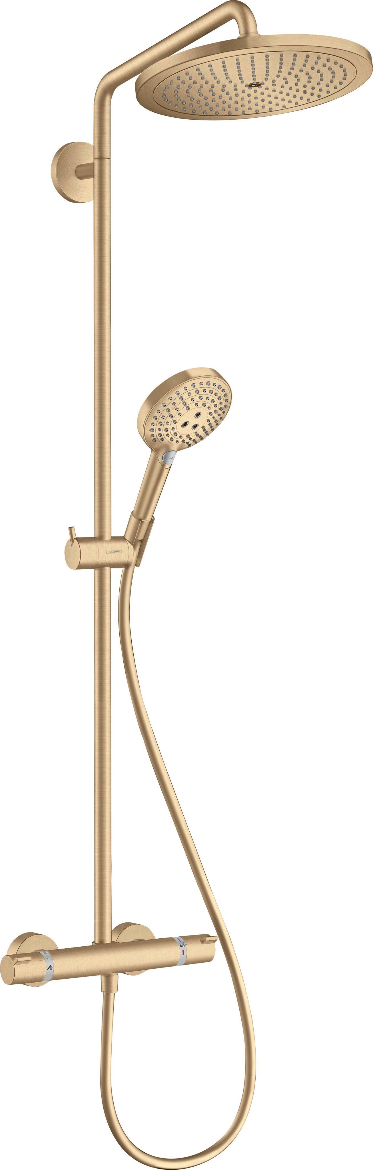 Hansgrohe Croma Select S set de duș perete cu termostat cu duș de ploaie || 26890140