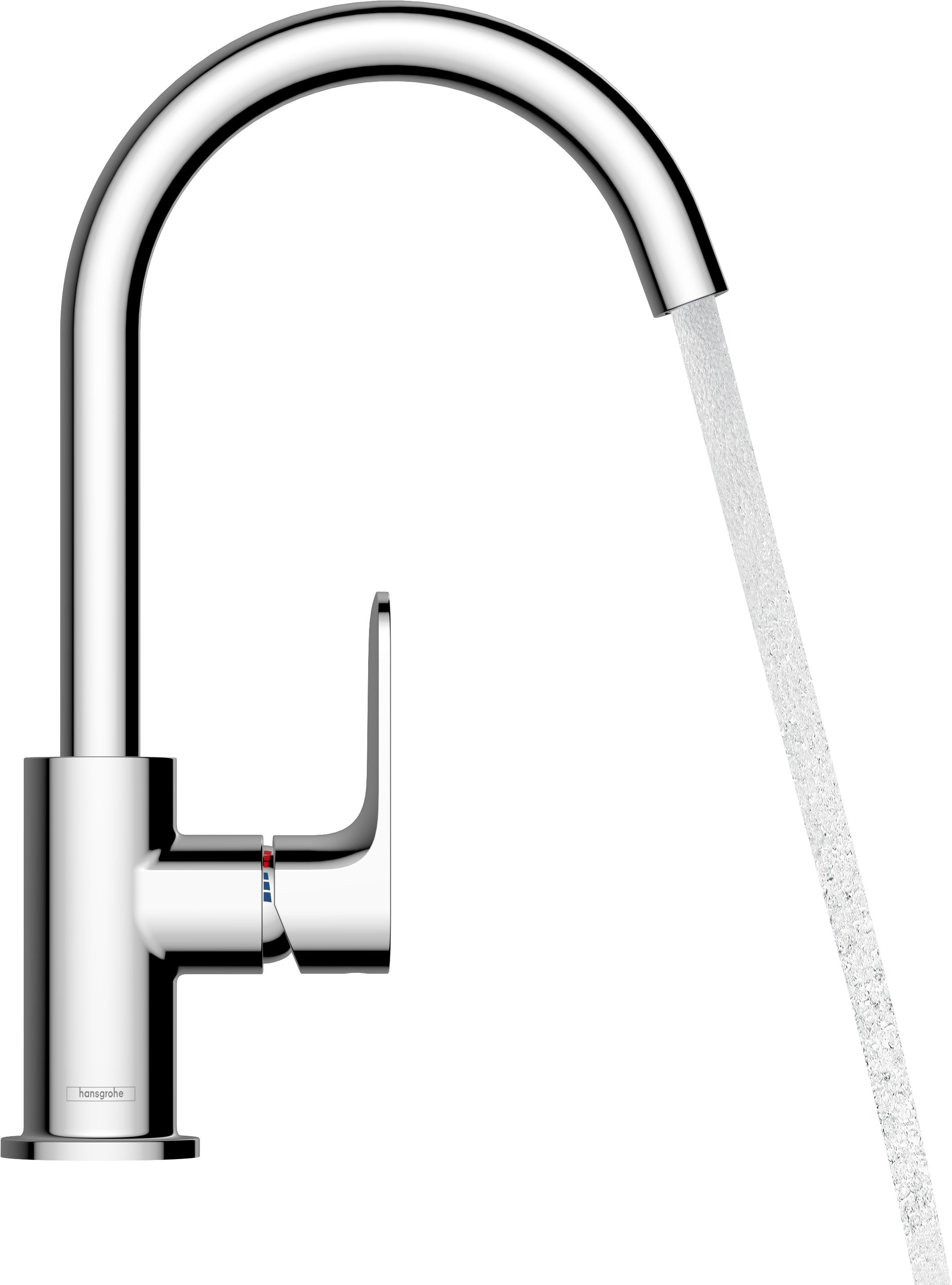Hansgrohe Rebris S baterie lavoar stativ negru 72536670