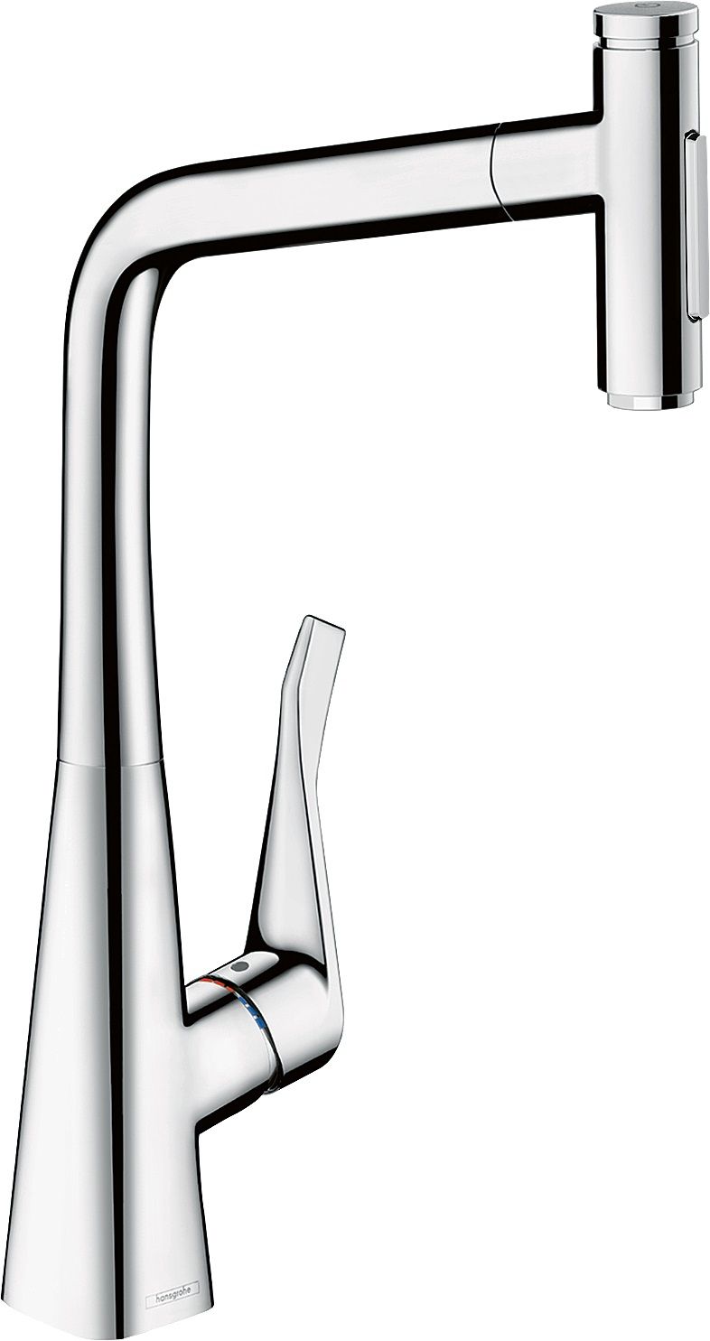 Hansgrohe Metris Select M71 baterie bucătărie pe picior crom 73820000