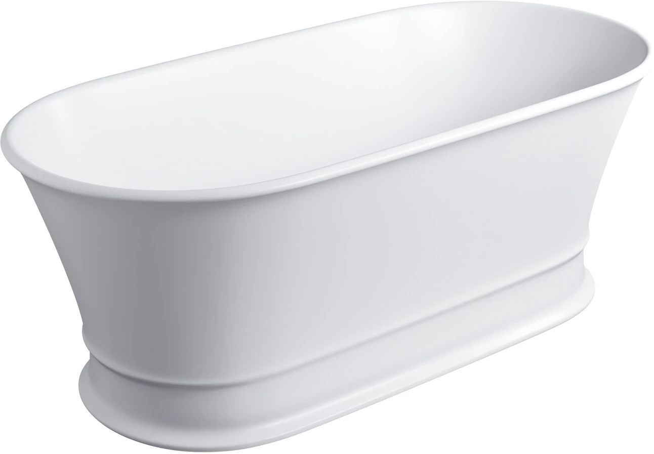 Omnires Classica M+ cadă freestanding 160x79 cm ovală alb CLASSICAWWBM