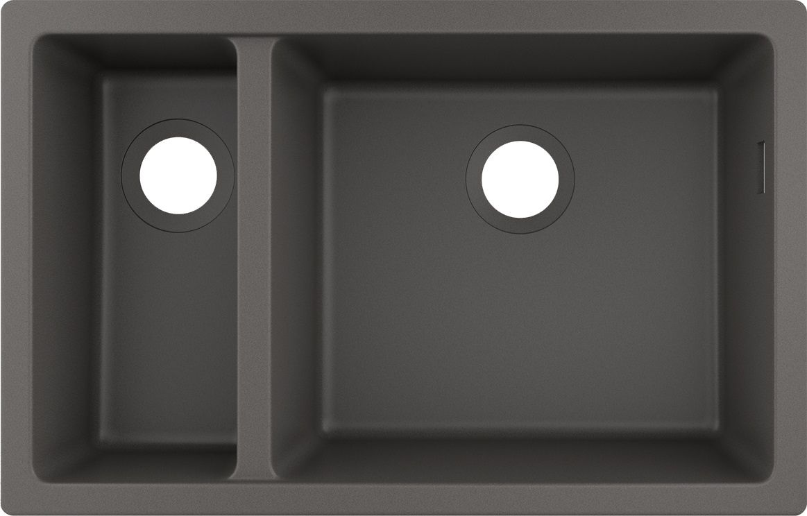 Hansgrohe S 51 chiuvetă din granit 71x45 cm gri/grafit/onix 43433290