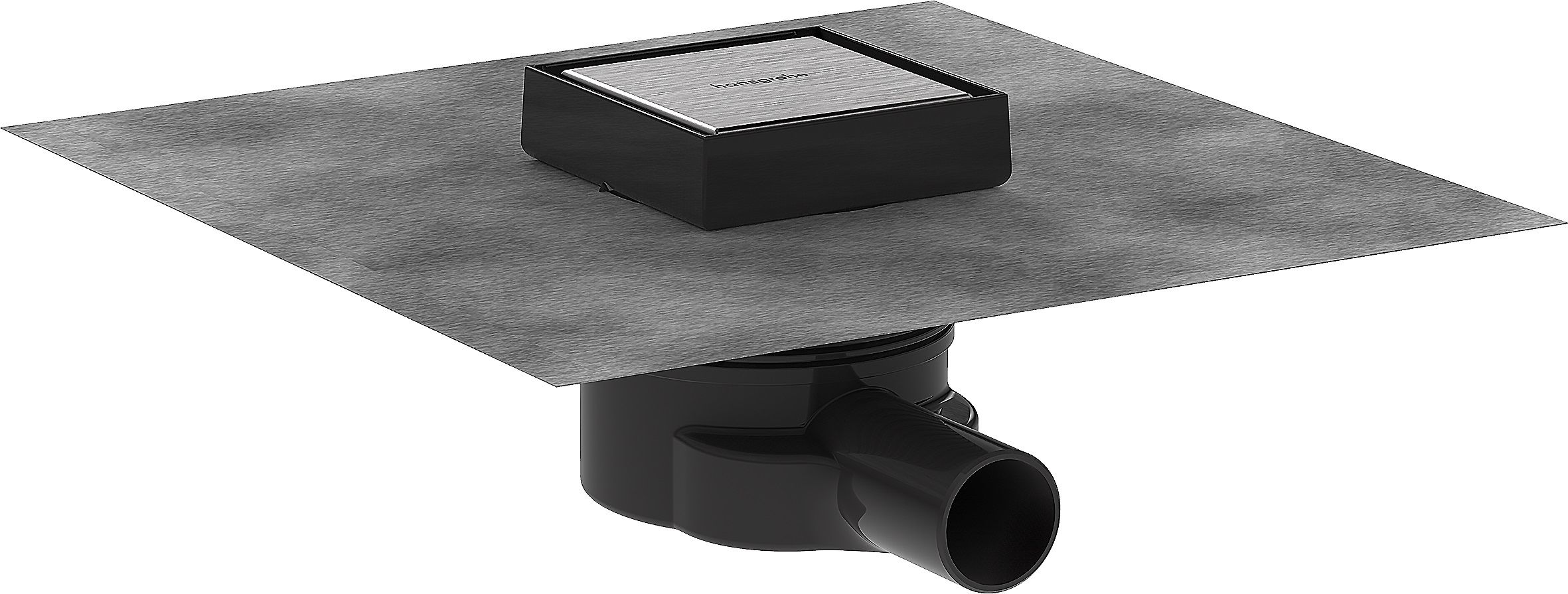 Hansgrohe RainDrain Point rigolă duș 10 cm oţel 56247800