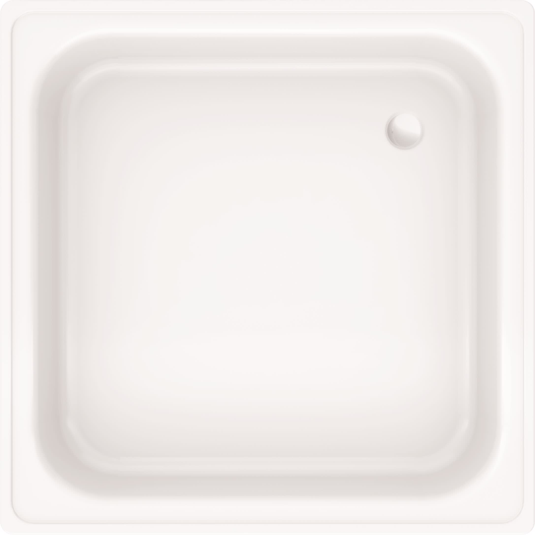 Roca Sacha cădiță de duș pătrată 70x70 cm alb A2B507G000
