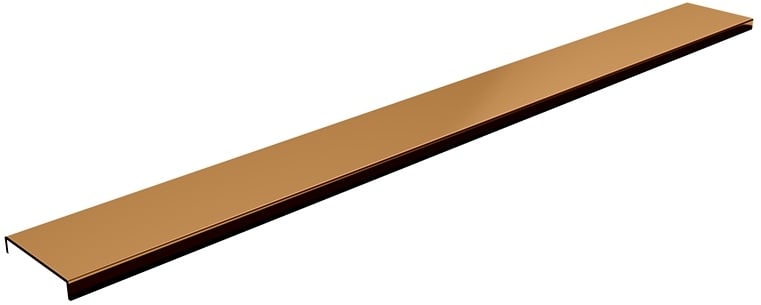Schedpol Base Copper Shine Range capac de scurgere liniară 90 cm cupru 10.053/DPMP