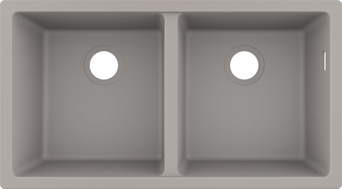 Hansgrohe S 51 chiuvetă din granit 82x45 cm gri/grafit/onix 43434380