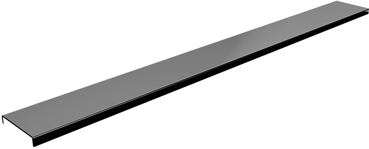 Schedpol Base Graphite Shine Range capac de scurgere liniară 120 cm grafit 10.059/DPGP