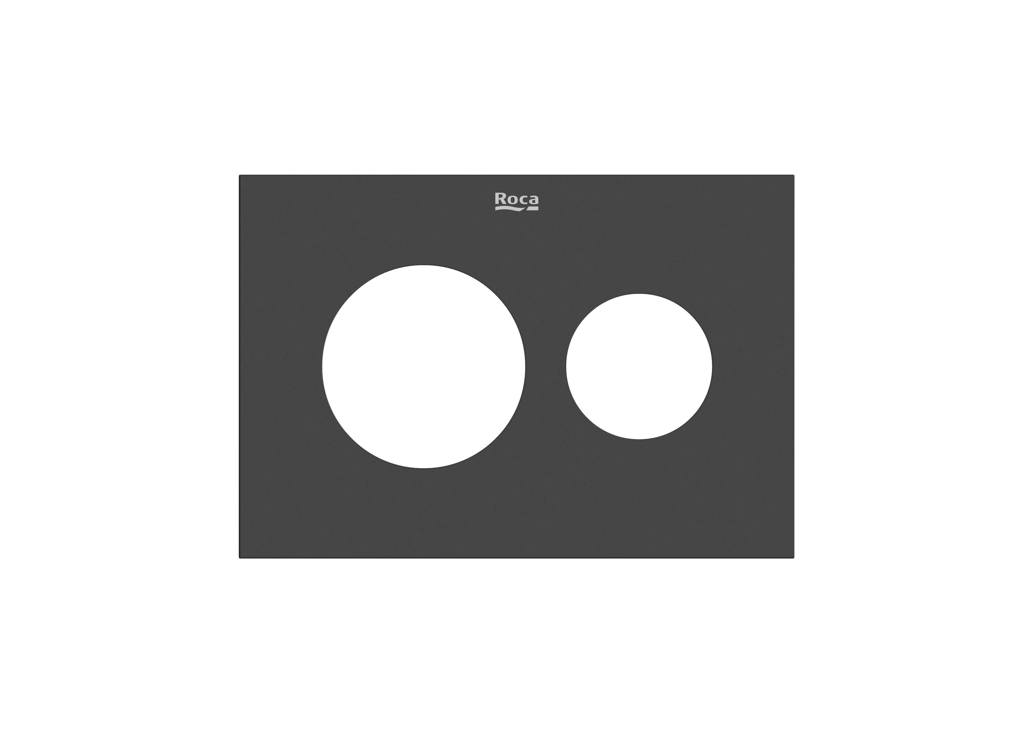 Roca Duplo S placă acționare apă pentru WC negru A8905233EE