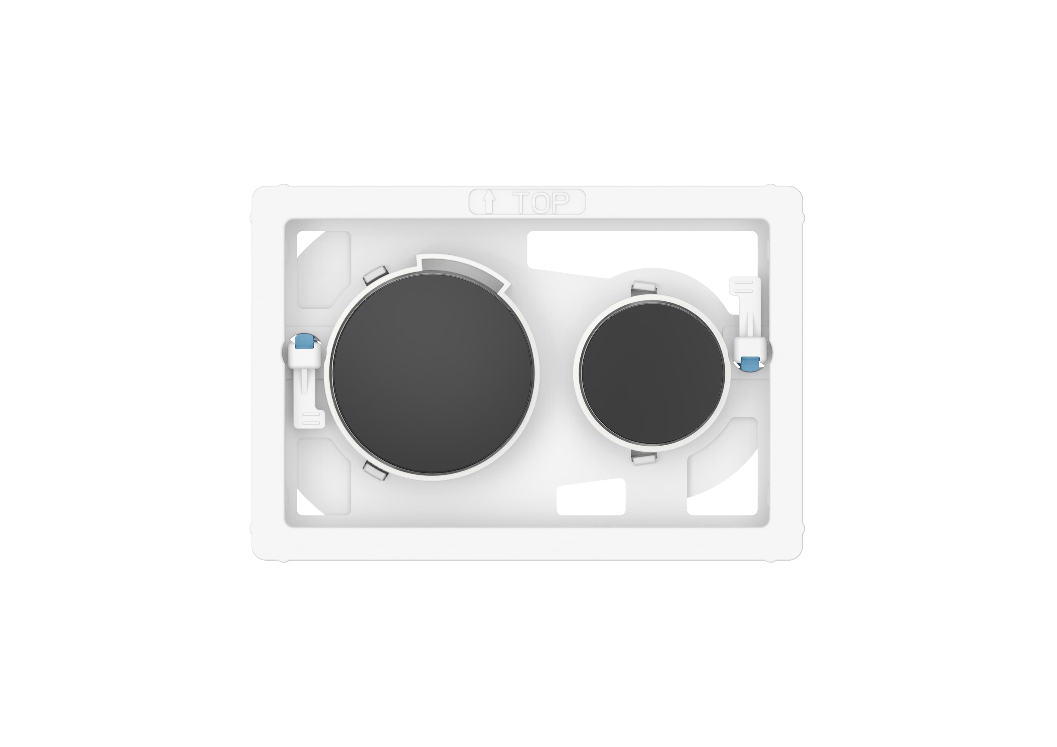 Roca Duplo S mecanism cu buton pentru WC negru A8904233CN