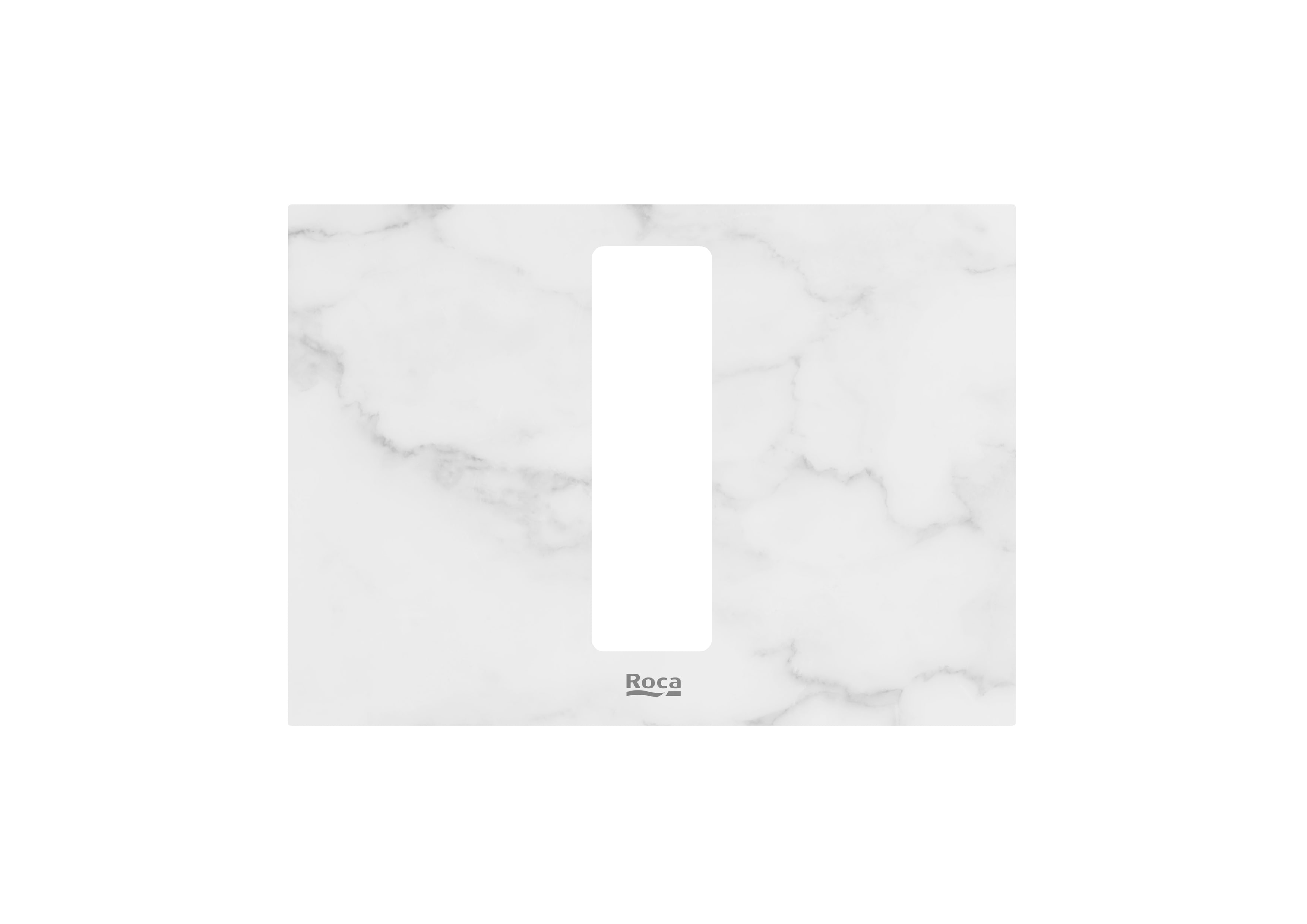 Roca Duplo S placă acționare apă pentru WC || A8905213MM