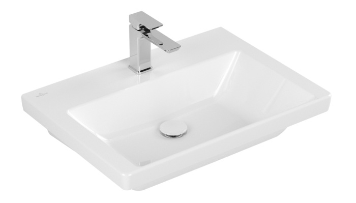 Villeroy & Boch Subway 3.0 lavoar 65x47 cm dreptunghiular mobilier alb luciu 4A7066R1