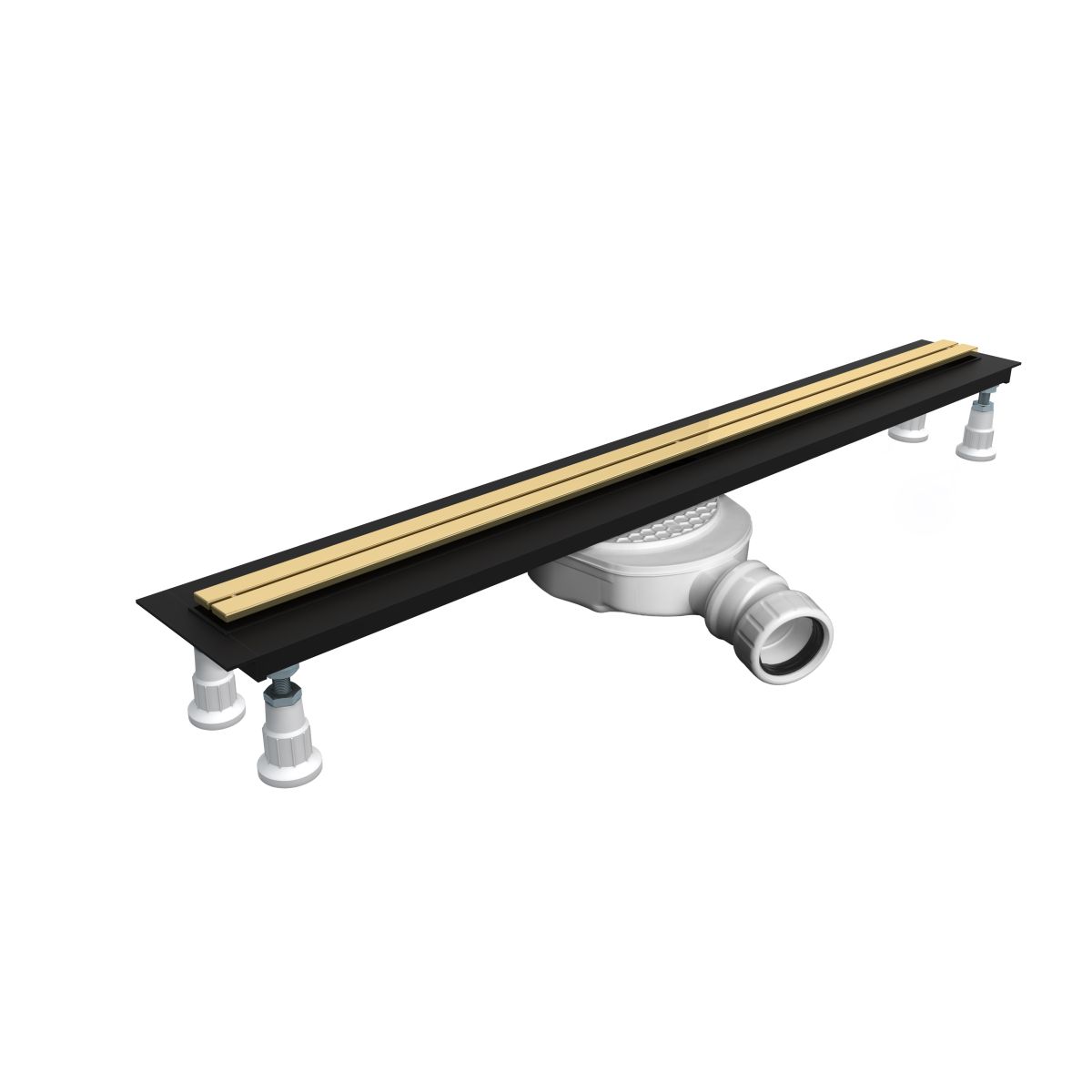 Set grătar rigolă liniară Oltens Langan Slim 30016300, capac de scurgere liniară Oltens Langan Slim 30020800