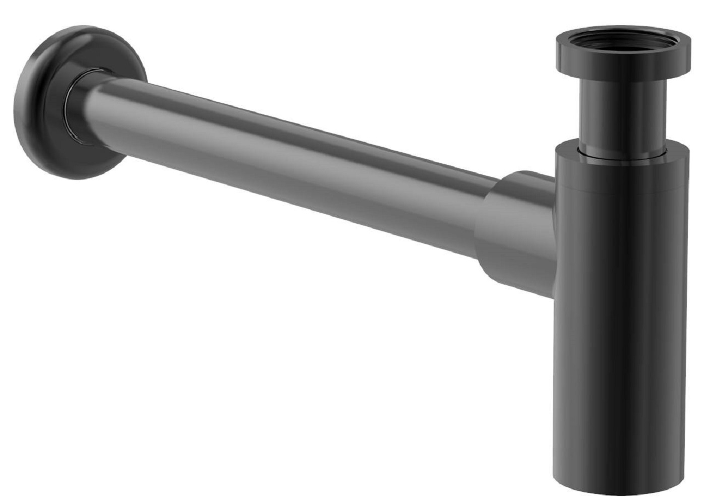 Roca Aqua semi-sifon lavoar butelie negru A5064070NM