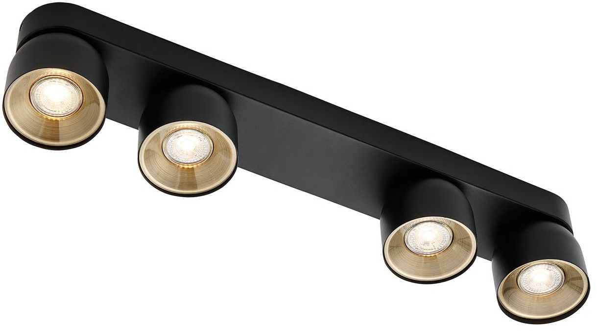 Nordlux Pitcher lampă de tavan 4x10 W negru 2310430103