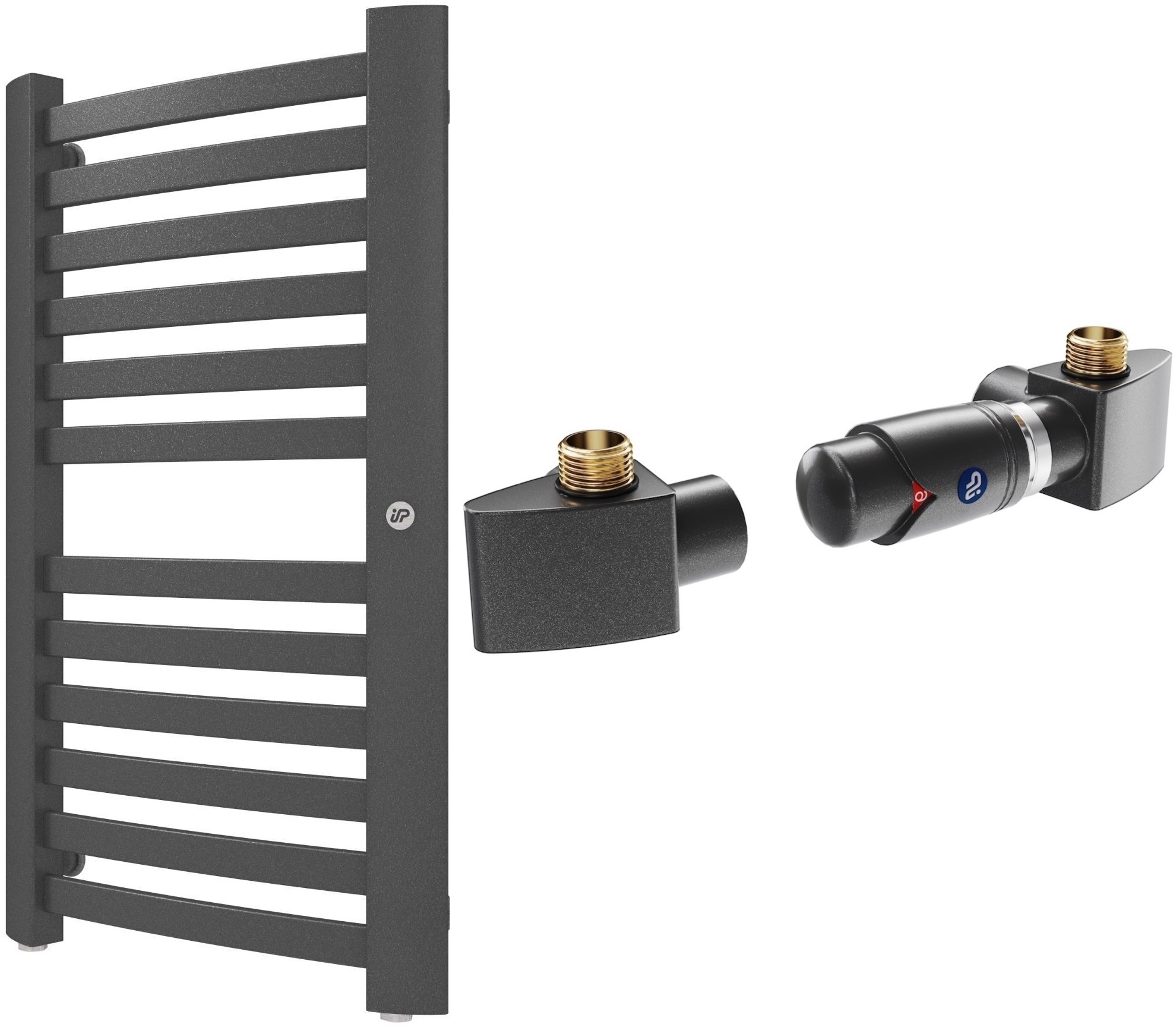 Set calorifer de baie Instal Projekt Retto RET-40/70C12, set termostatic Instal Projekt Z17 606400001C12