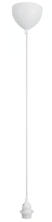 Nordlux Basic lampă suspendată 1x60 W alb 2412013001
