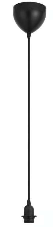 Nordlux Basic lampă suspendată 1x60 W negru 2412023003