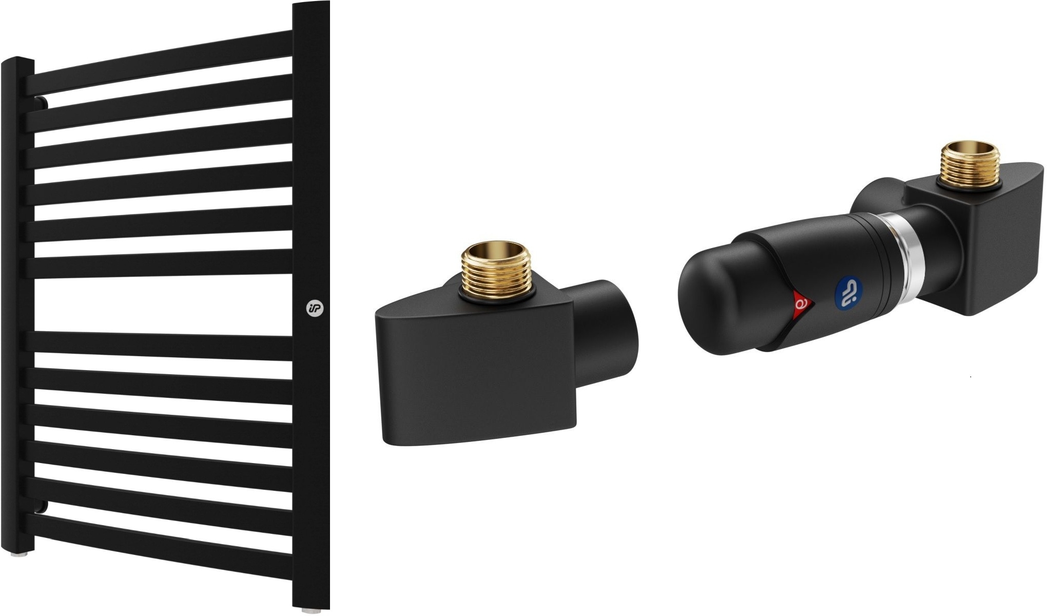 Set calorifer de baie Instal Projekt Retto RET-50/70C31, set termostatic Instal Projekt Z17 606400001C31