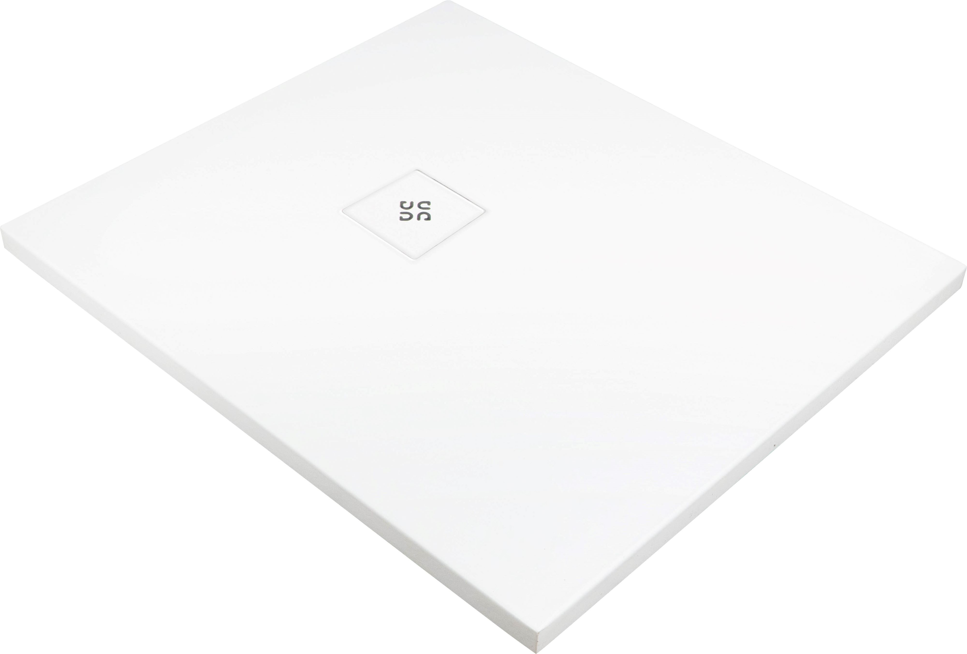 Deante Silia cădiță de duș dreptunghiulară + capac mascare 90x80 cm alb KSKA00809B