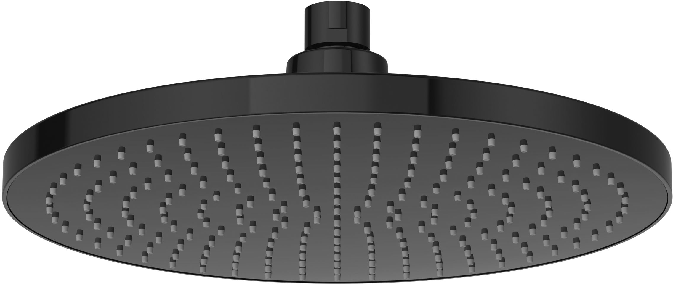Roca Rainsense cap de duș 23x23 cm rotund negru A5B1803CN0