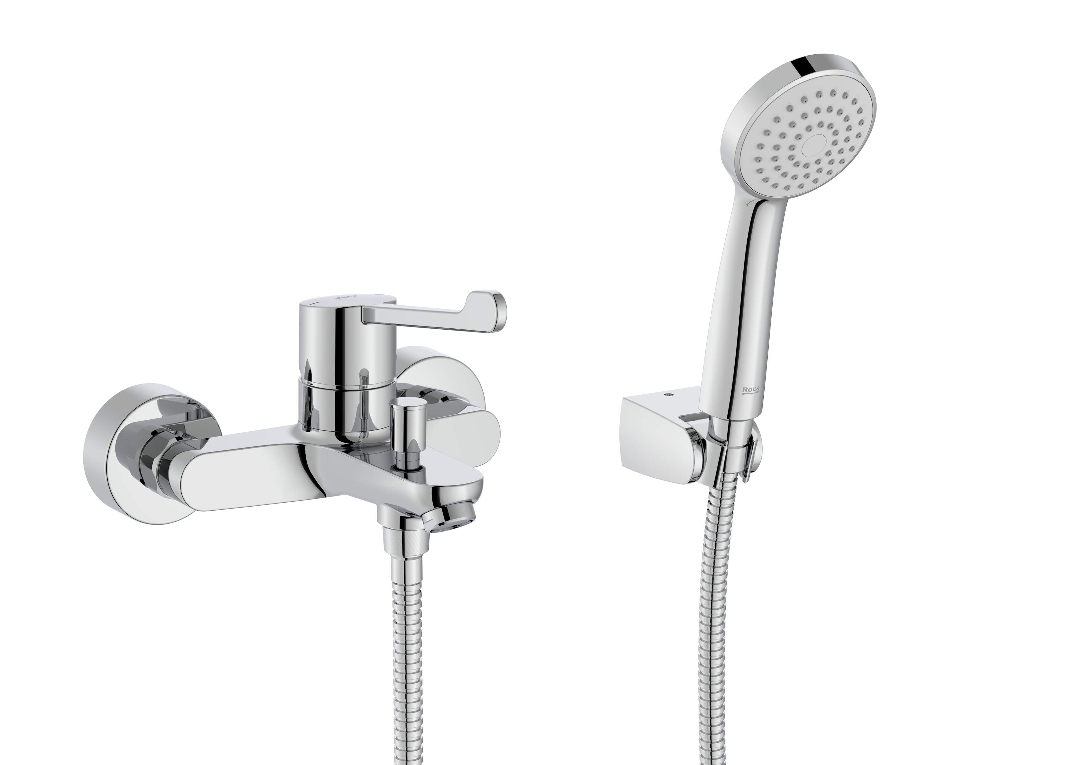 Roca Victoria baterie cadă-duș perete crom A5A015GC00