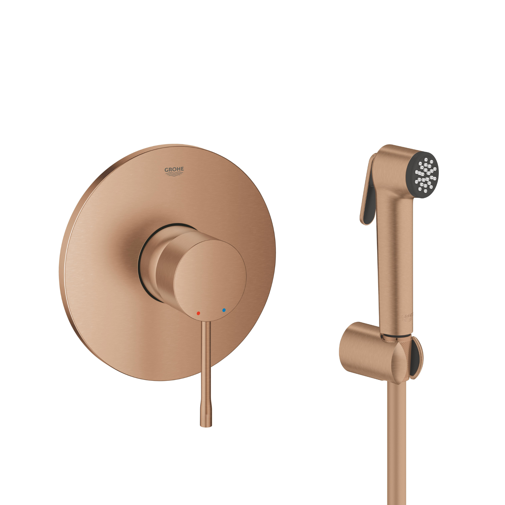 Set baterie de duș Grohe Essence 24057DL1, set baterie bideu Grohe Tempesta 27513DL1